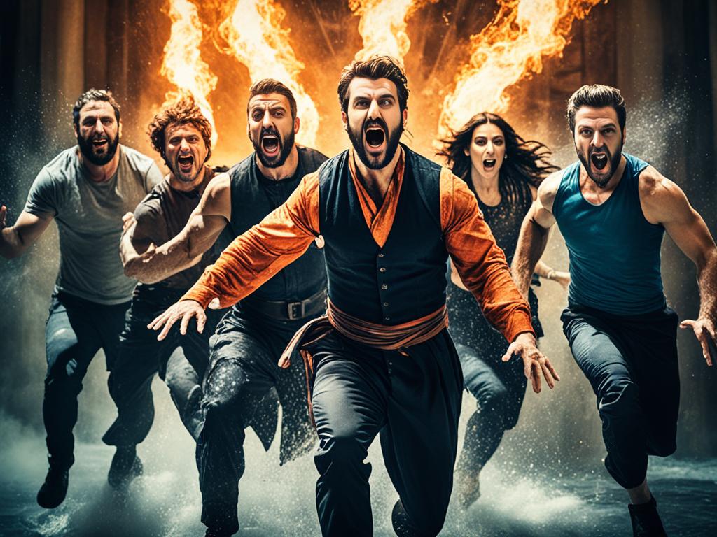 שחקני הסדרה באש ובמים שחקני הסדרה באש ובמים